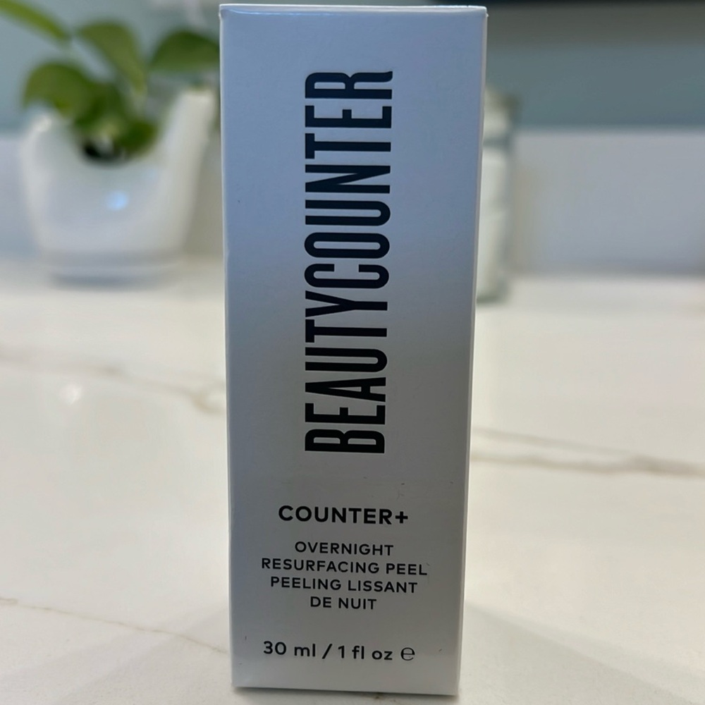 BEAUTYCOUNTER Counter + Overnight Resurfacing Peel NIB